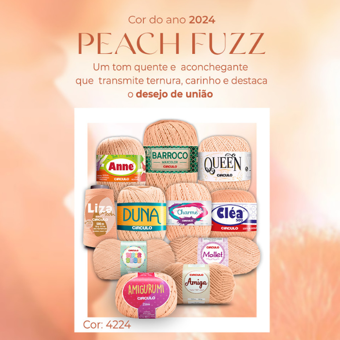 Peach Fuzz: descubra as novidades da Círculo para a cor de 2024!
